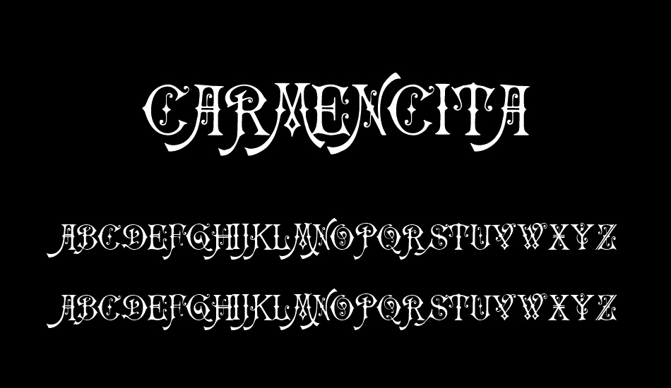 Carmencita font