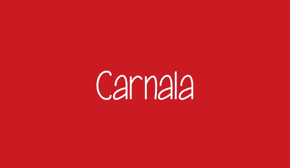 Carnala font big