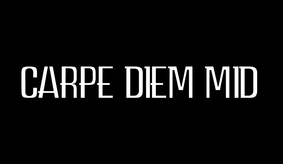 CARPE DIEM MIDDLE demo font big