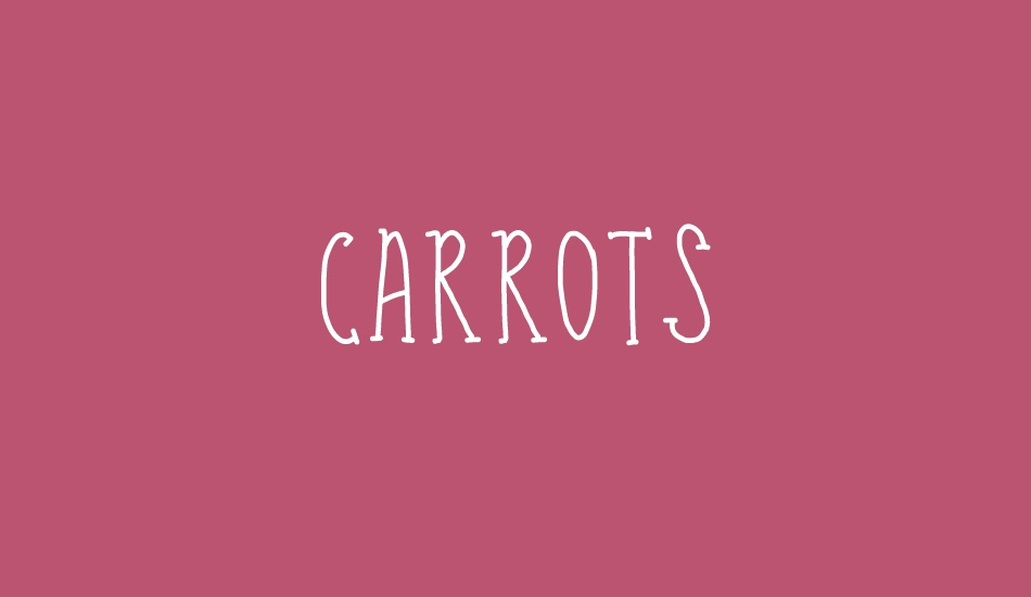 carrots font big