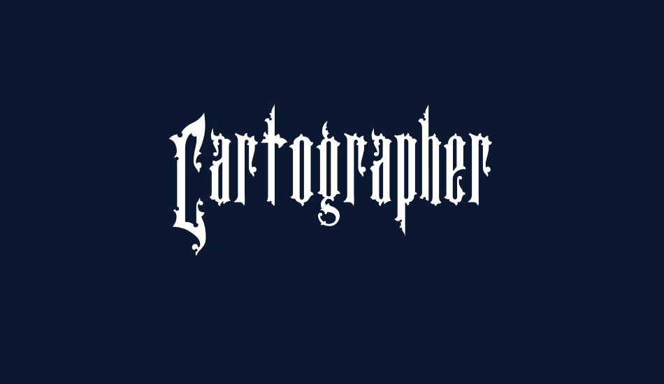 Cartographer font big