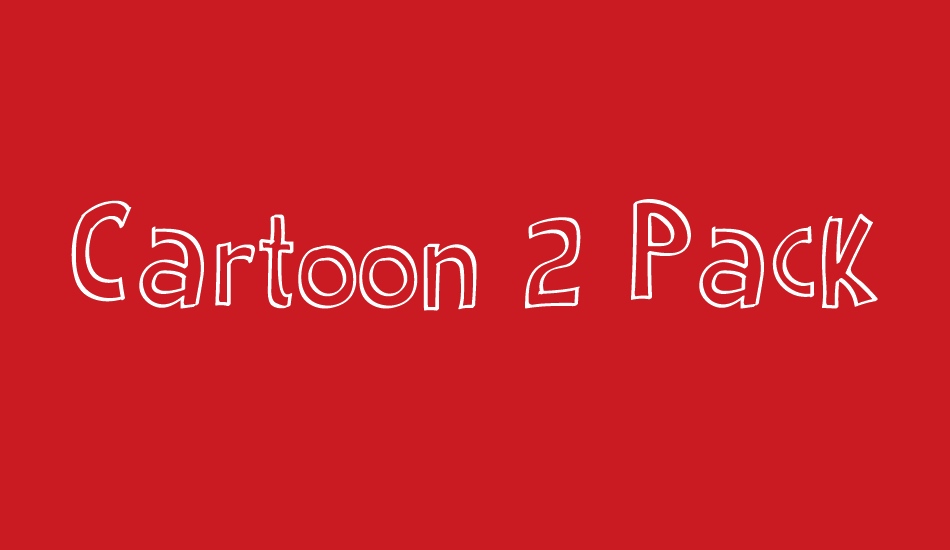 Cartoon 2 Package font big