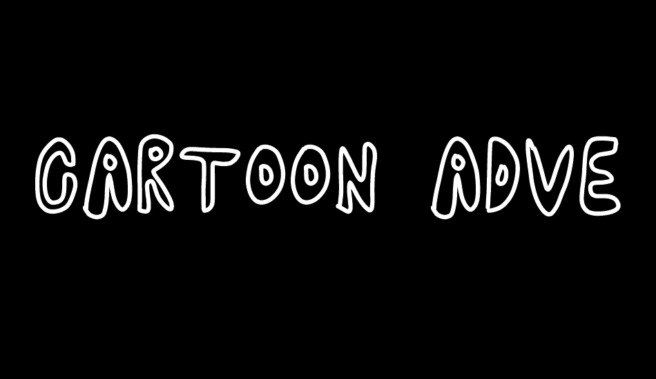 cartoon adventures font big