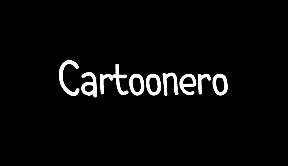 Cartoonero font big