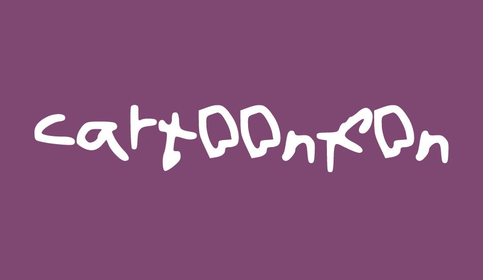 cartoonfont font big