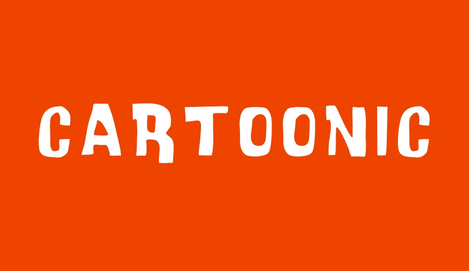 Cartoonic Massive font big