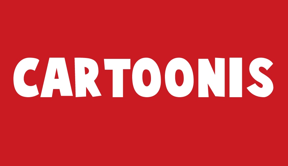 Cartoonist font big