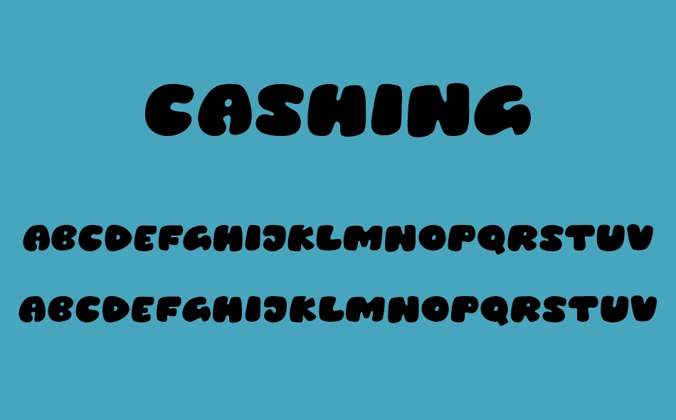 Cashing font