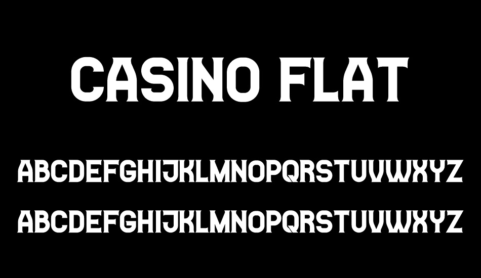 good font for casino theme