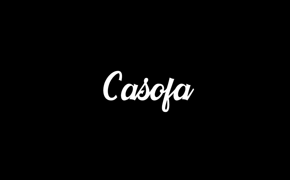 Casofa font big