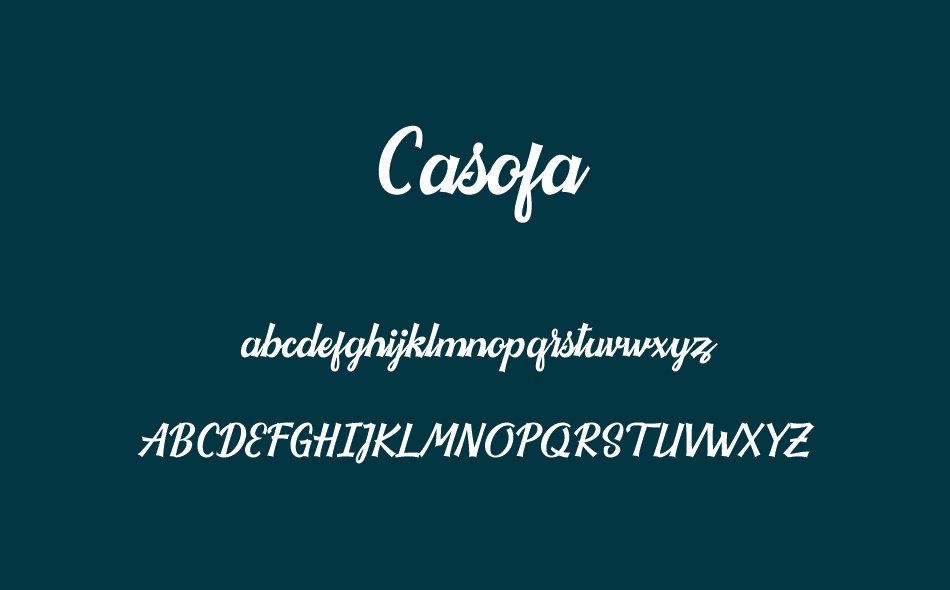 Casofa font