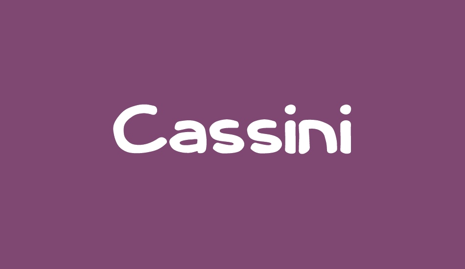 Cassini font big