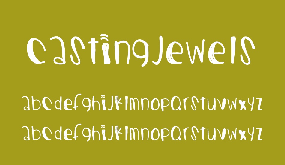 CastingJewels font