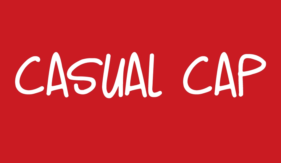 Casual Caps font big