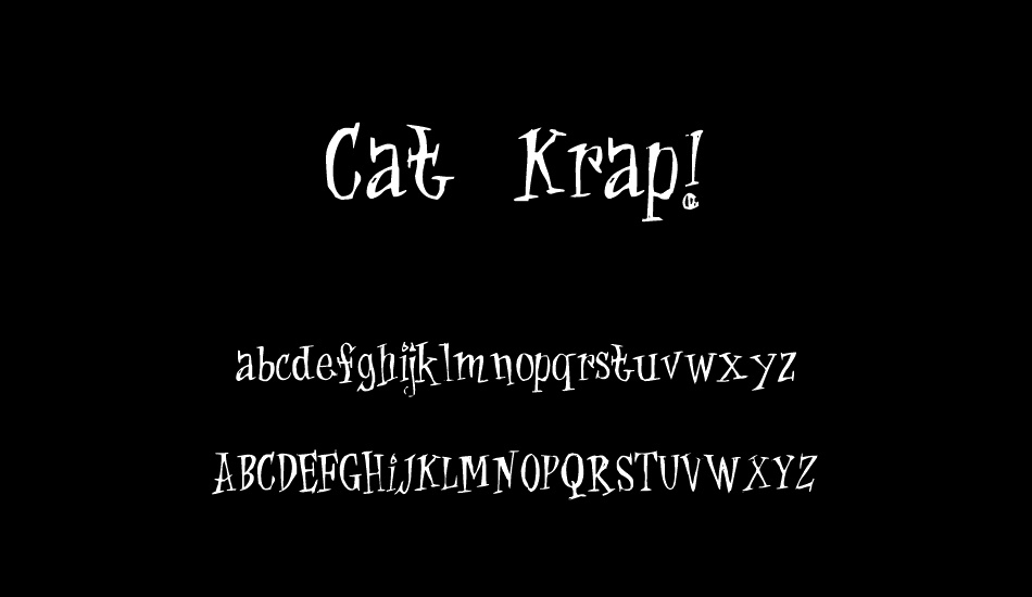 Cat Krap! font