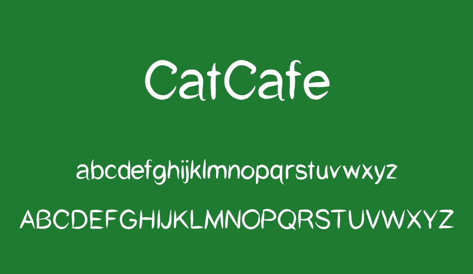 CatCafe font