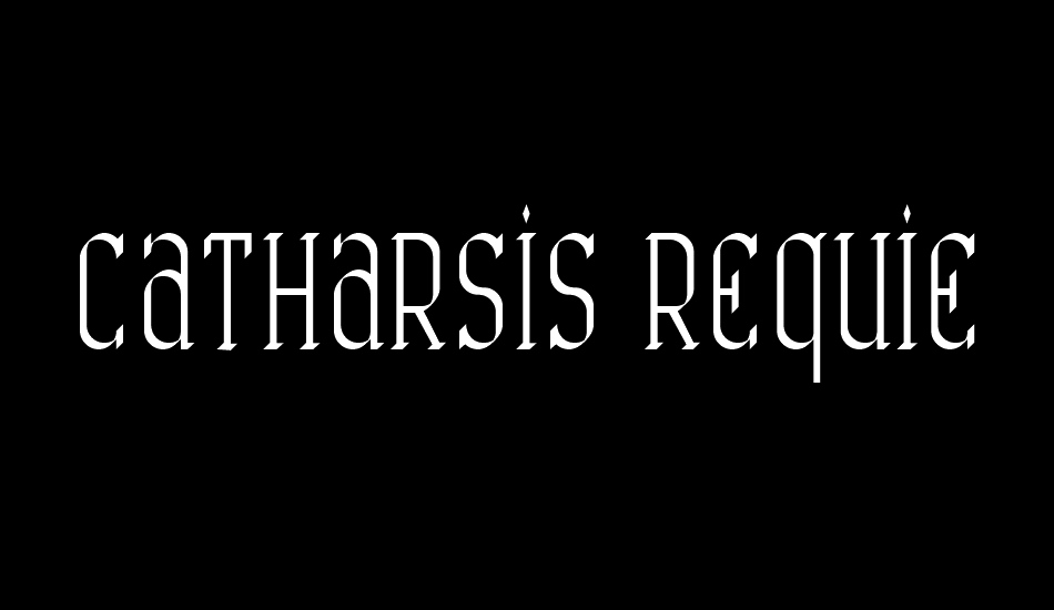 Catharsis Requiem font big