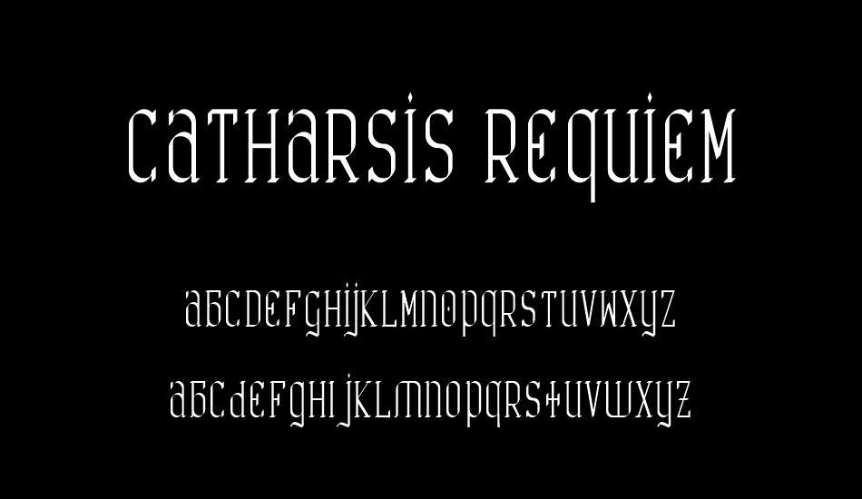 Catharsis Requiem font