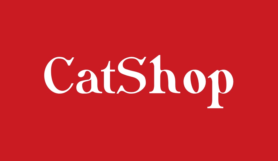 CatShop font big