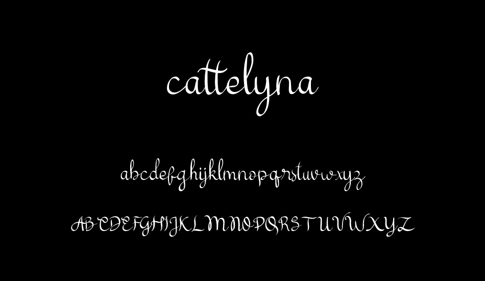 cattelyna font