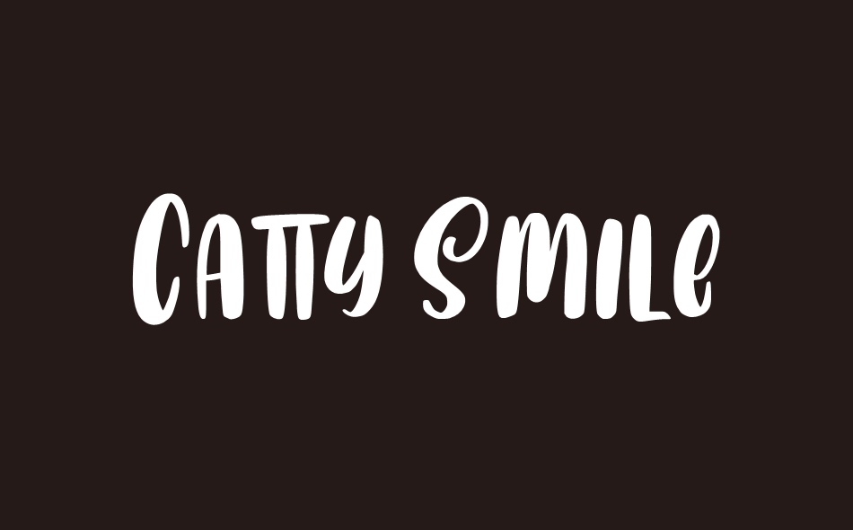 Catty Smile font big