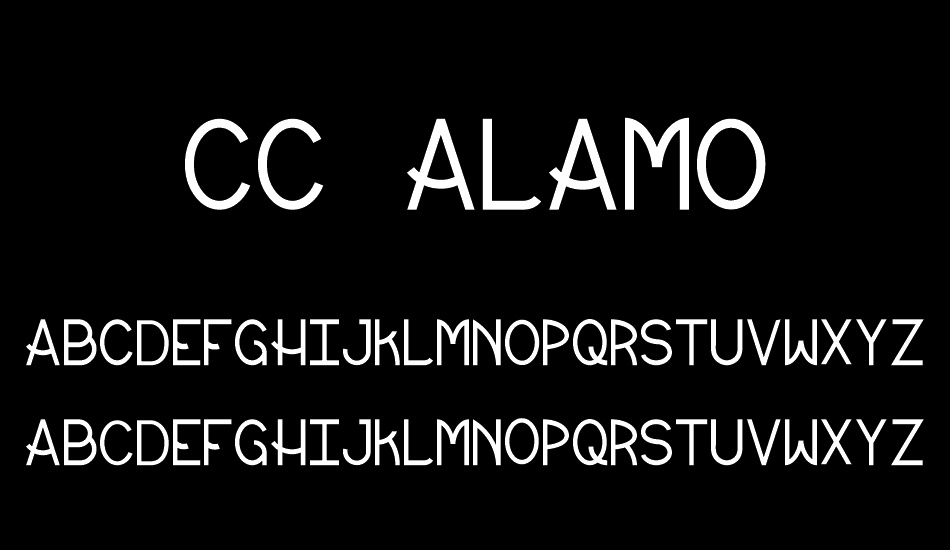 CC Alamo font