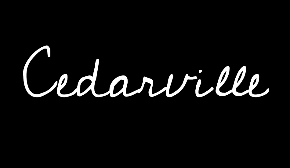 Cedarville Pnkfun1 Cursive font big