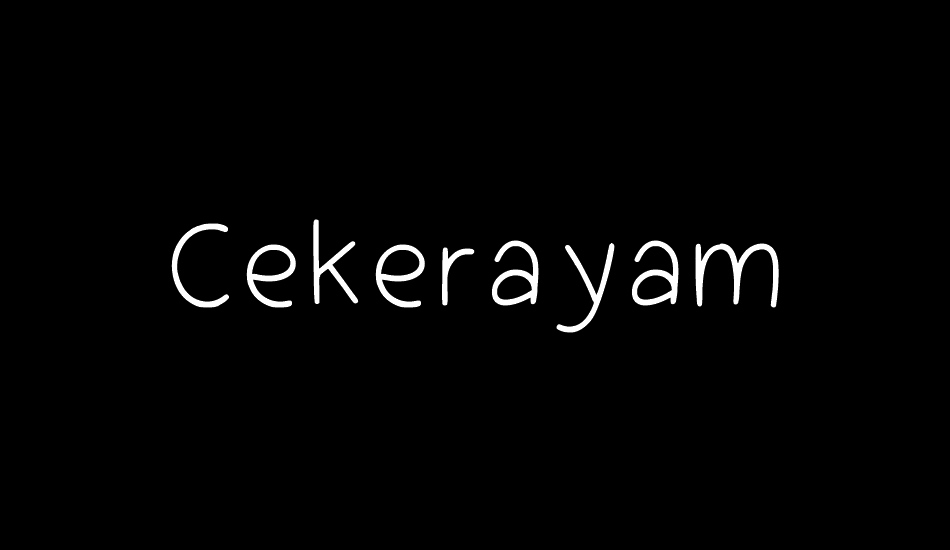 Cekerayam font big