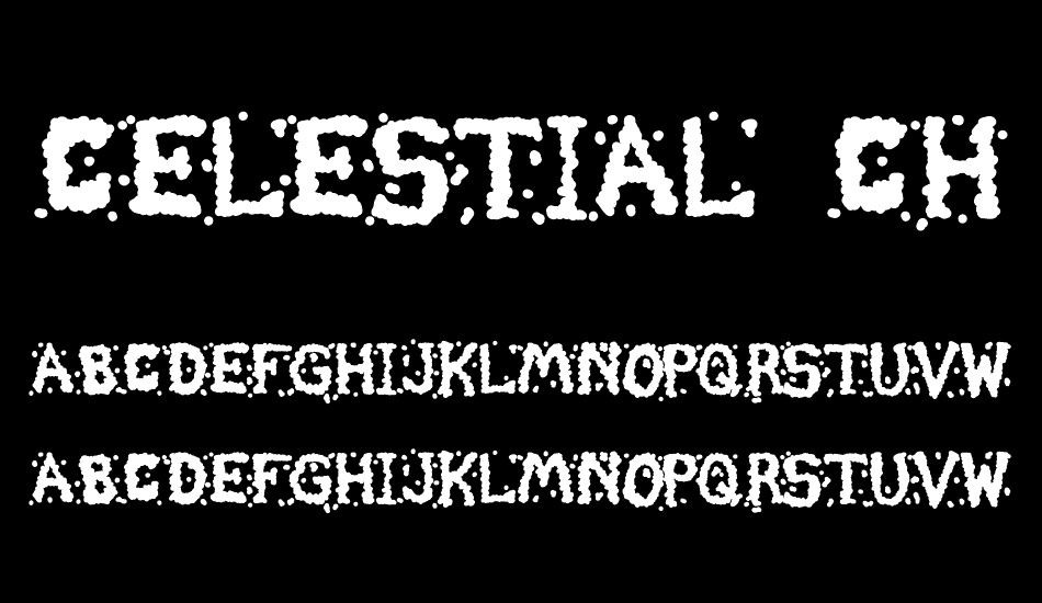 Celestial Chunder font