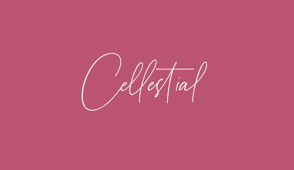 Cellestial font big