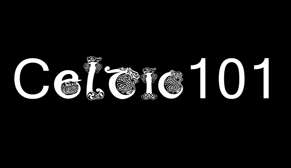 Celtic101 font big