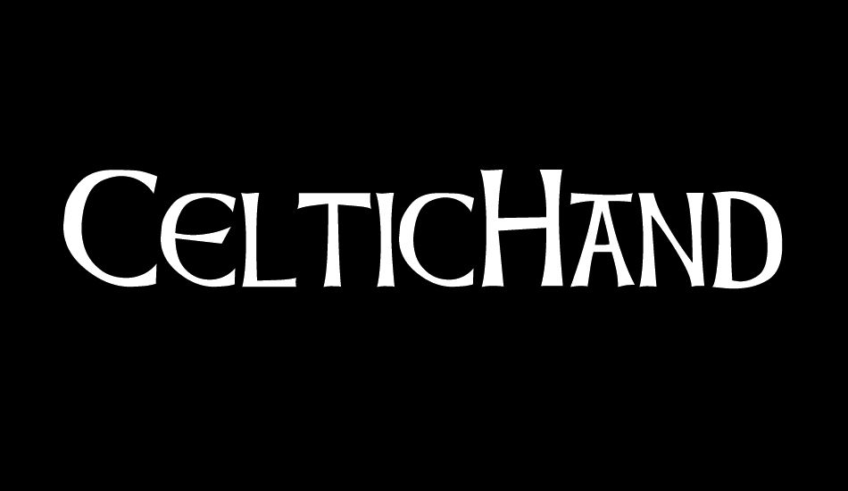 CelticHand font big