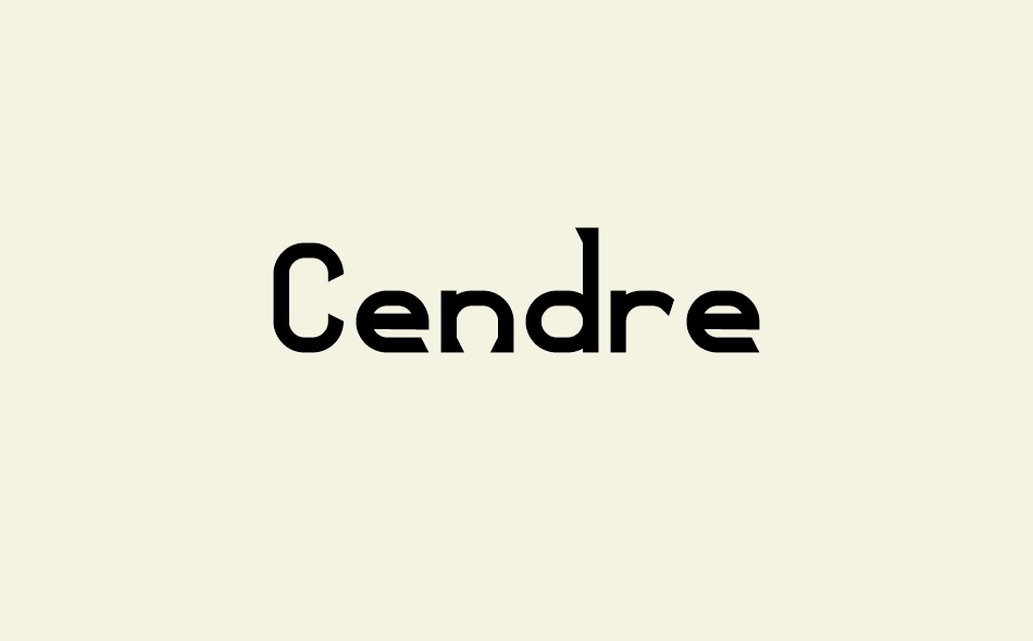 Cendre font big