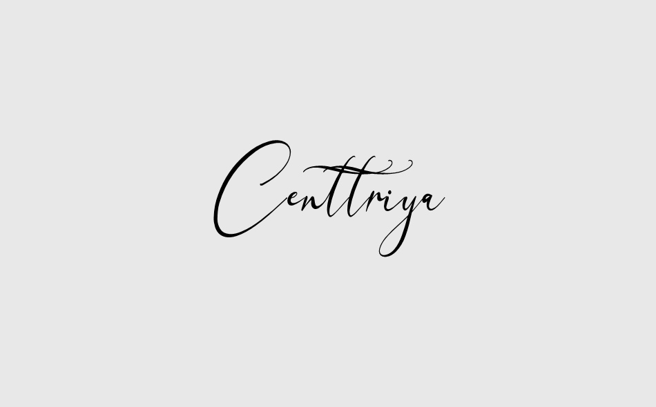 Centtriya font big