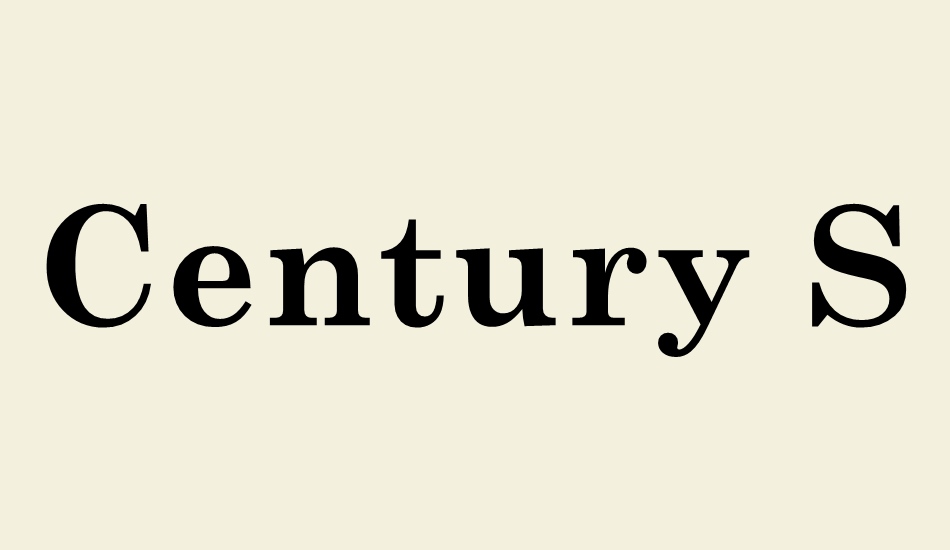 free font century schoolbook