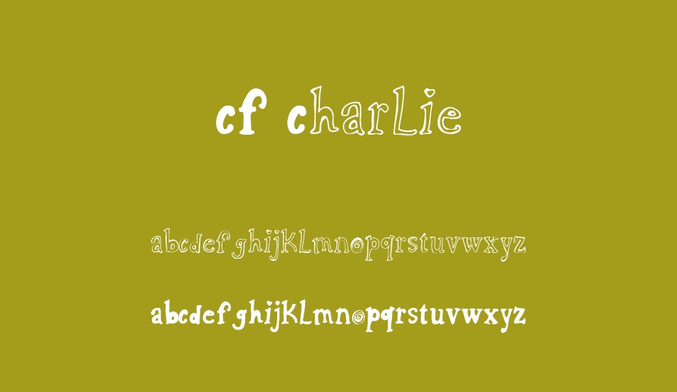 CF Charlie font