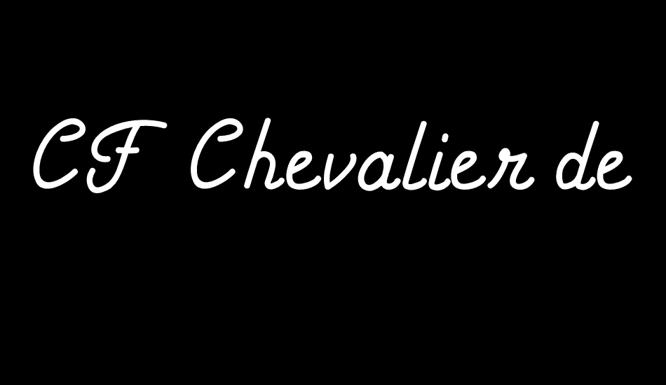 CF Chevalier de Lorimier font big