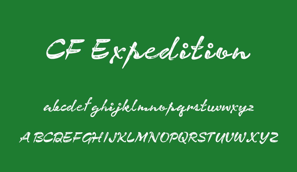 CF Expedition font