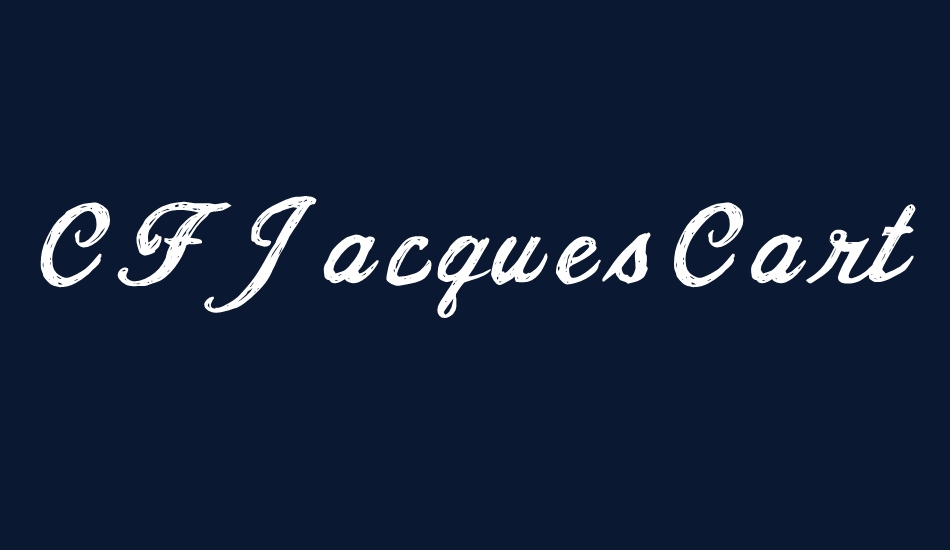 CF Jacques Cartier font big