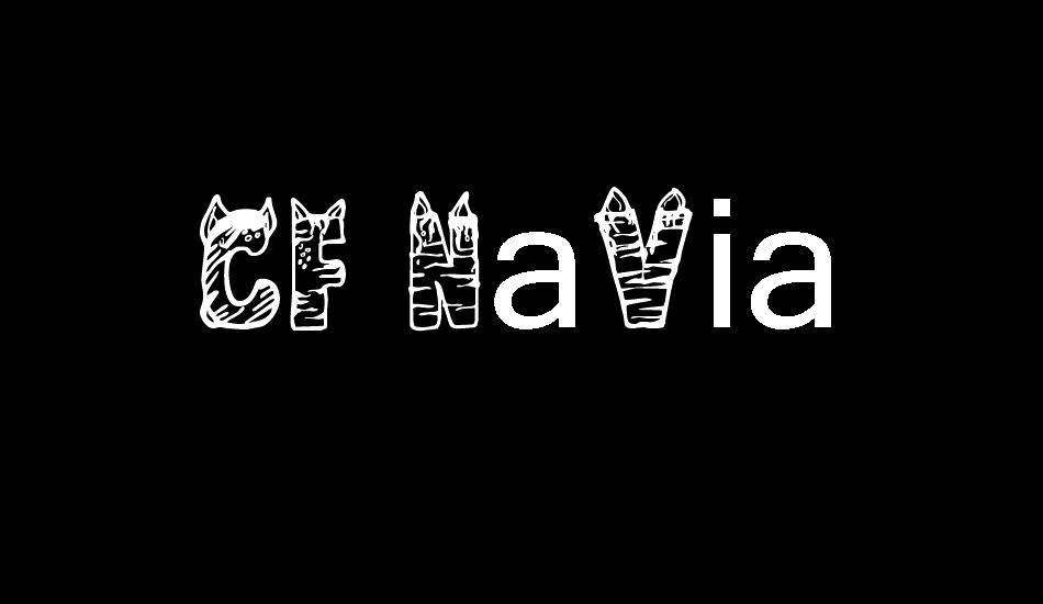 CF NaVia font big