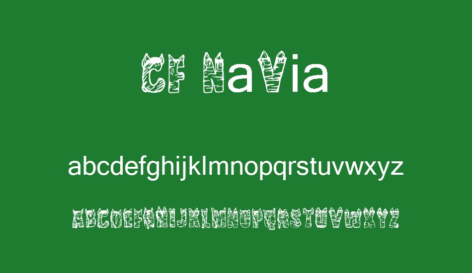 CF NaVia font