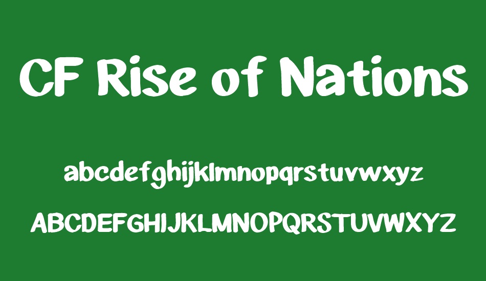 CF Rise of Nations font