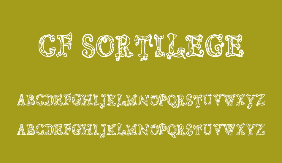 CF Sortilege font