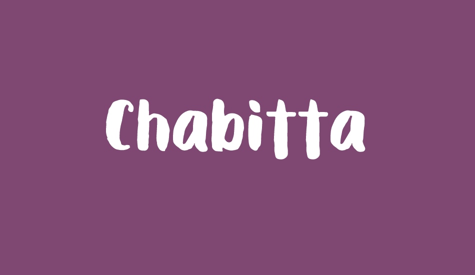 Chabitta font big