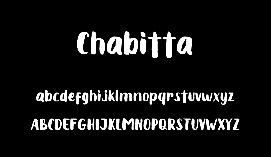 Chabitta font