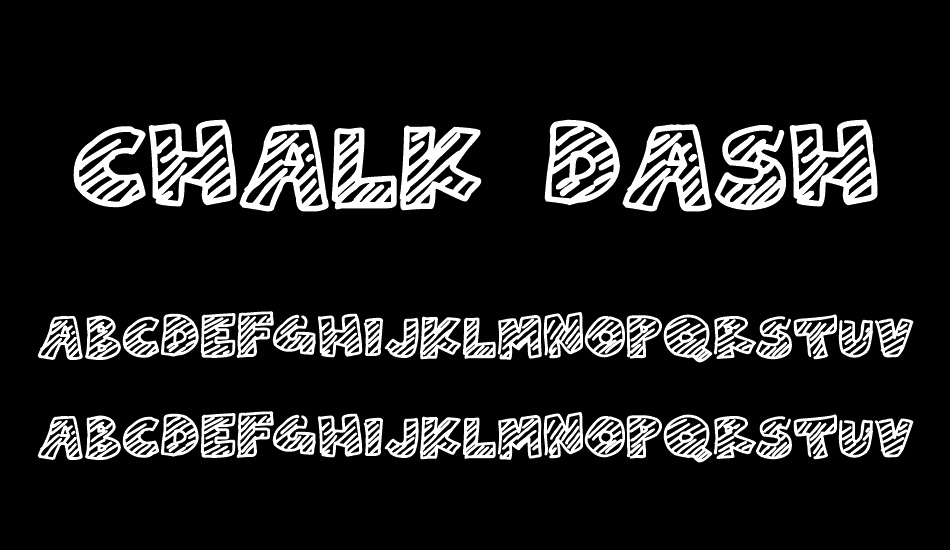 Chalk Dash font