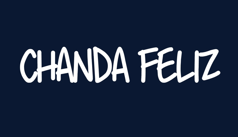 Chanda Feliz font big