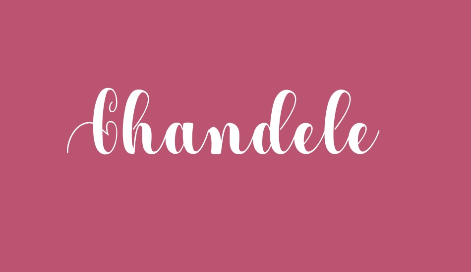 Chandele font big