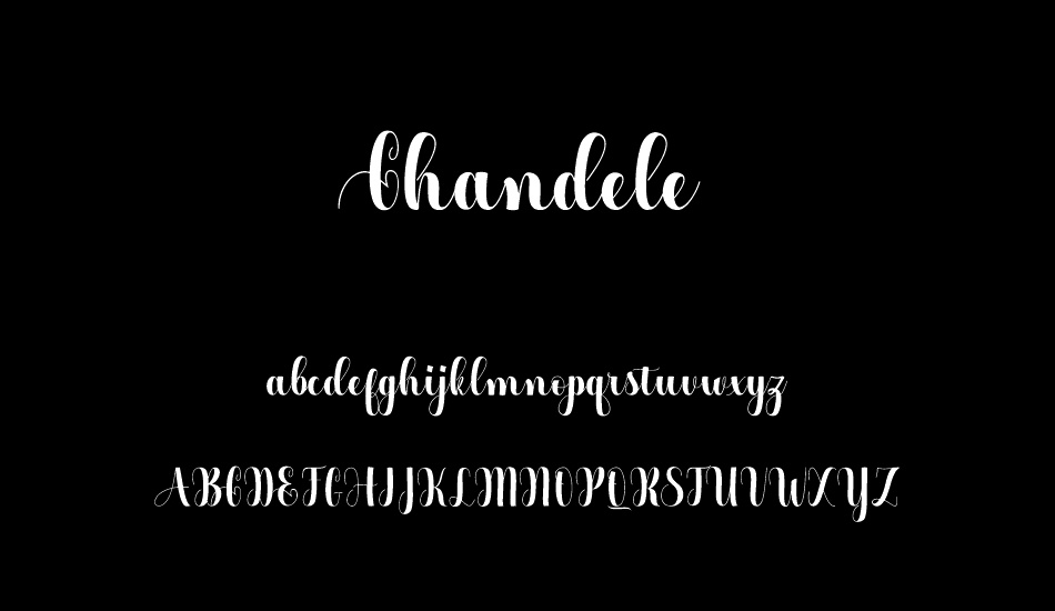 Chandele font