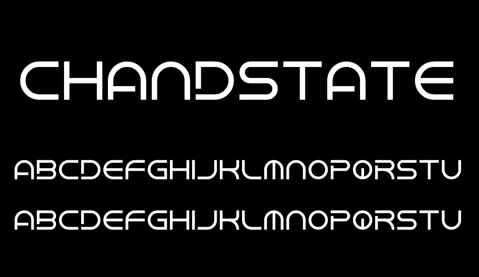 Chandstate font